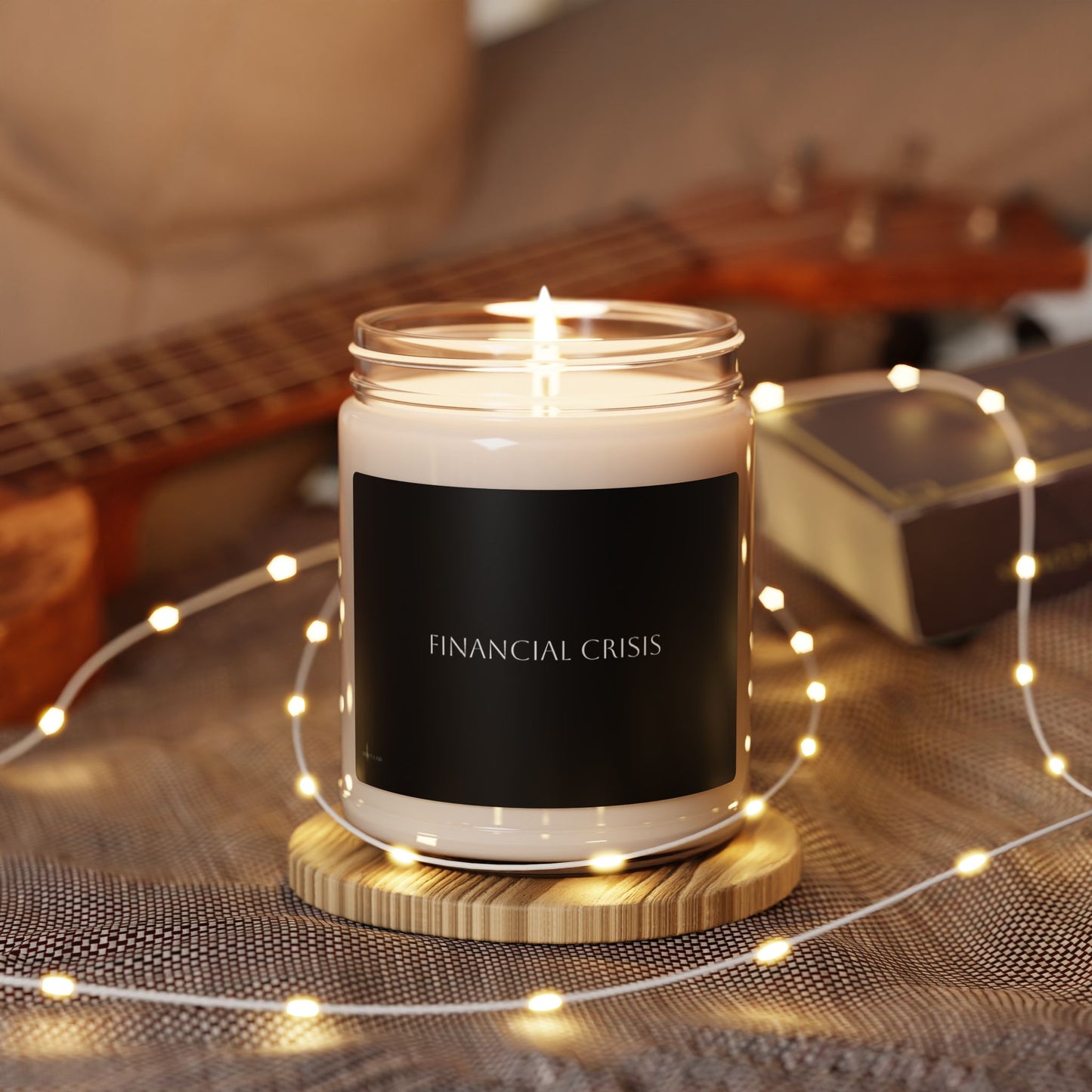 Scented Soy Candle - ' Financial Crisis '